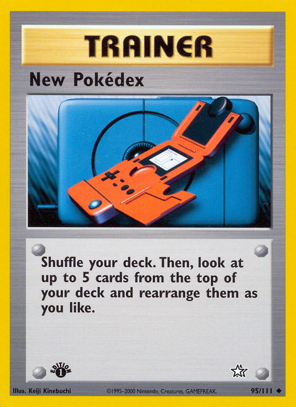New Pokedex (95/111) [Neo Genesis 1st Edition] | Anubis Games and Hobby