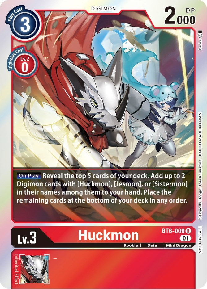 Huckmon [BT6-009] (Event Pack 3) [Double Diamond Promos] | Anubis Games and Hobby