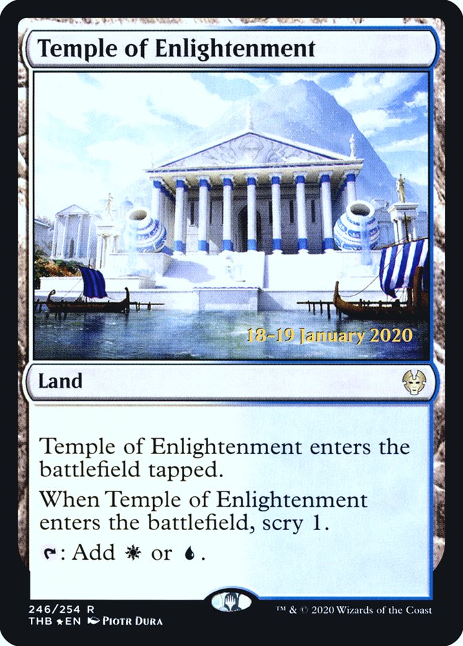 Temple of Enlightenment [Theros Beyond Death Prerelease Promos] | Anubis Games and Hobby