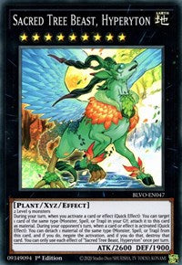 Sacred Tree Beast, Hyperyton [BLVO-EN047] Super Rare | Anubis Games and Hobby