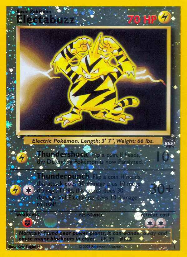 Electabuzz (1) [Best of Promos] | Anubis Games and Hobby