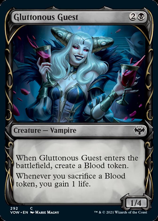 Gluttonous Guest (Showcase Fang Frame) [Innistrad: Crimson Vow] | Anubis Games and Hobby