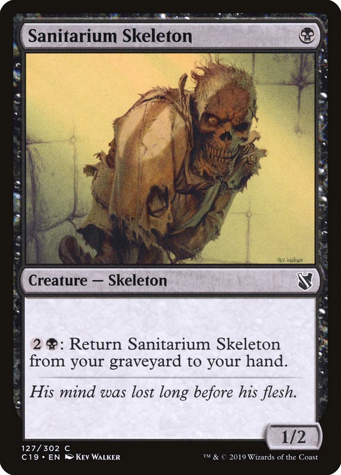 Sanitarium Skeleton [Commander 2019] | Anubis Games and Hobby