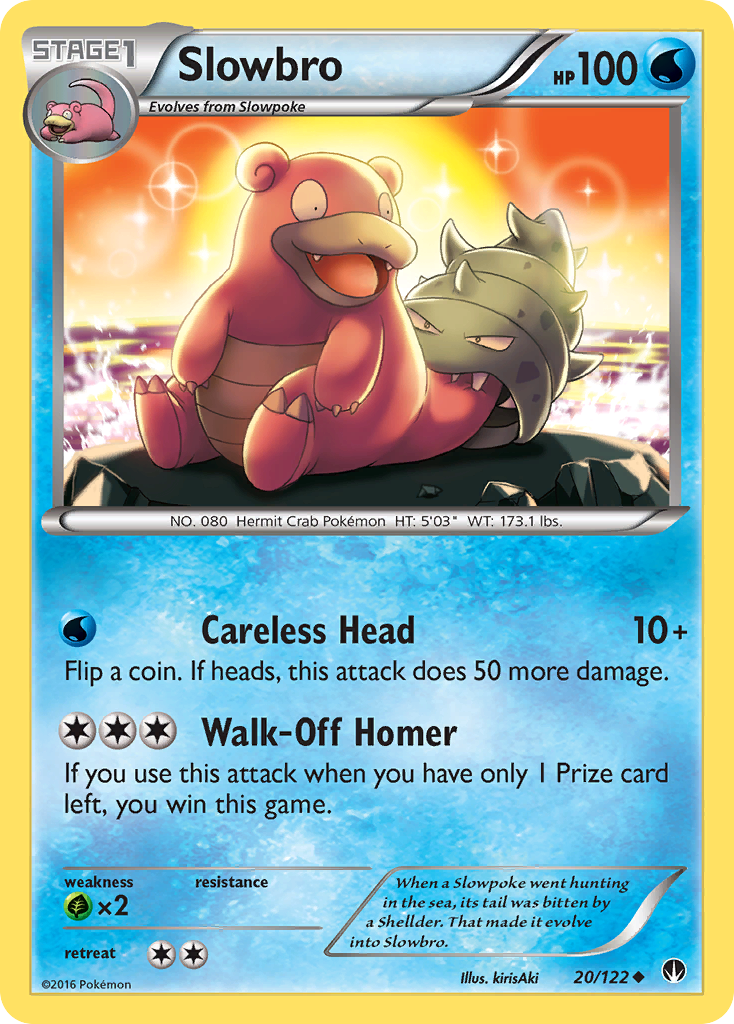 Slowbro (20/122) [XY: BREAKpoint] | Anubis Games and Hobby