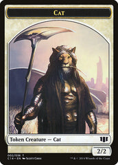 Angel // Cat Double-Sided Token [Commander 2014 Tokens] | Anubis Games and Hobby