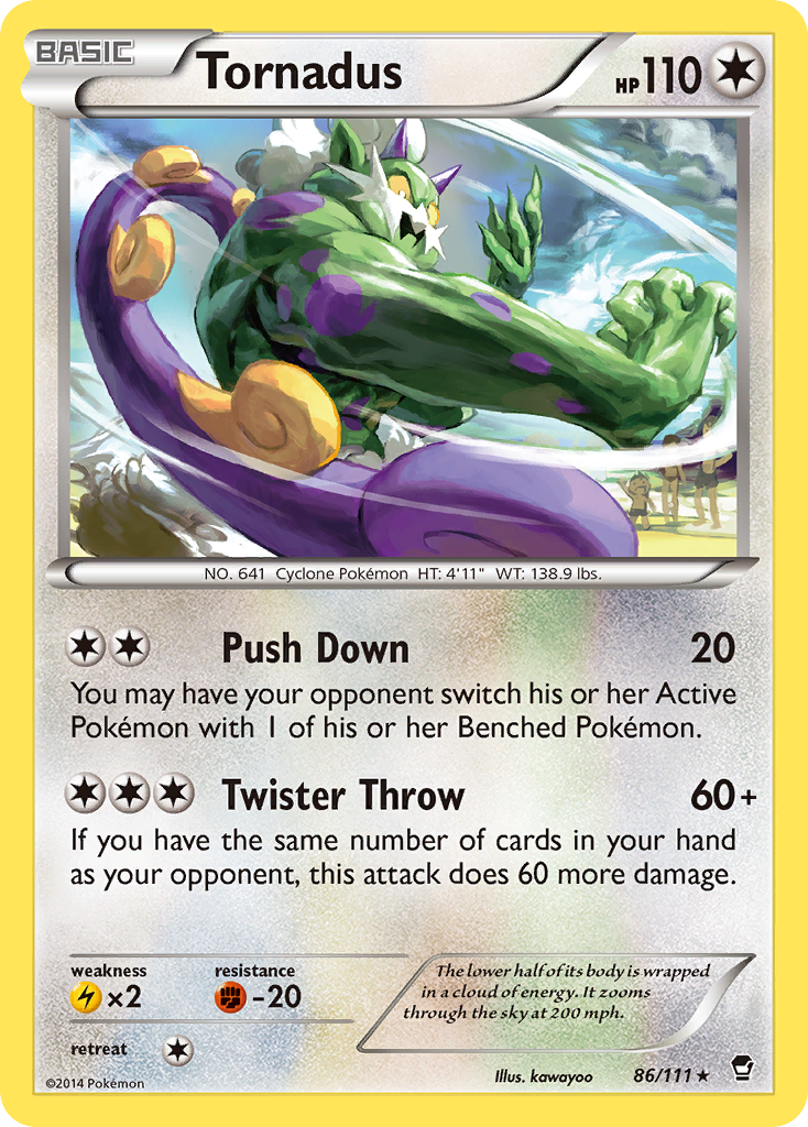 Tornadus (86/111) [XY: Furious Fists] | Anubis Games and Hobby