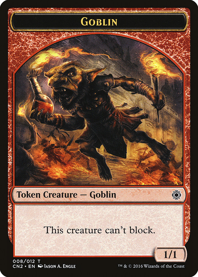 Goblin Token [Conspiracy: Take the Crown Tokens] | Anubis Games and Hobby