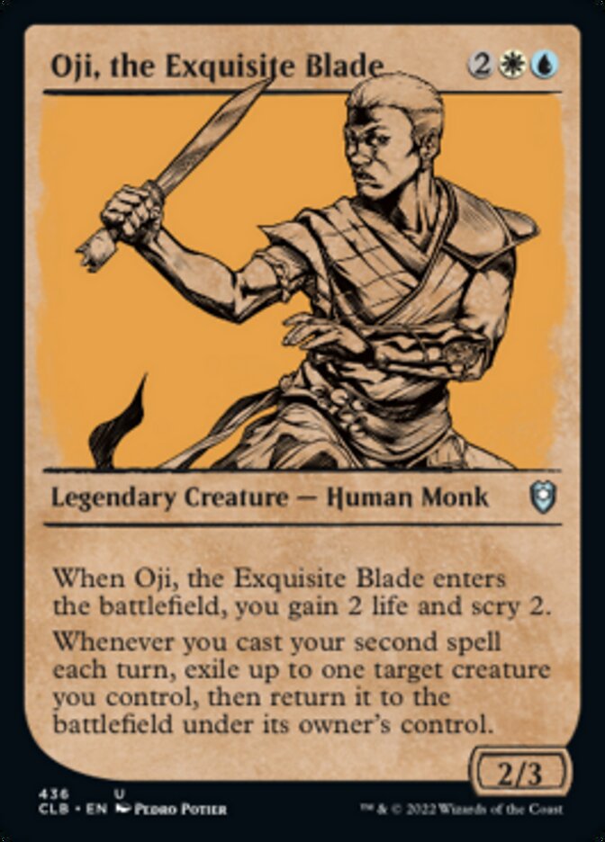 Oji, the Exquisite Blade (Showcase) [Commander Legends: Battle for Baldur's Gate] | Anubis Games and Hobby