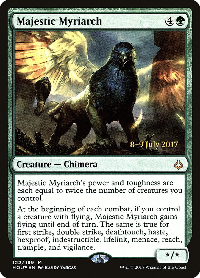 Majestic Myriarch [Hour of Devastation Prerelease Promos] | Anubis Games and Hobby