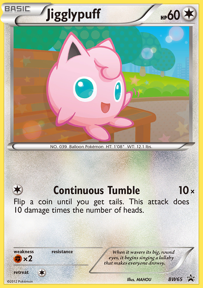 Jigglypuff (BW65) [Black & White: Black Star Promos] | Anubis Games and Hobby