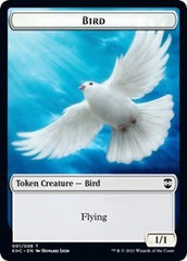 Bird (001) // Soldier Double-Sided Token [Kaldheim Commander Tokens] | Anubis Games and Hobby