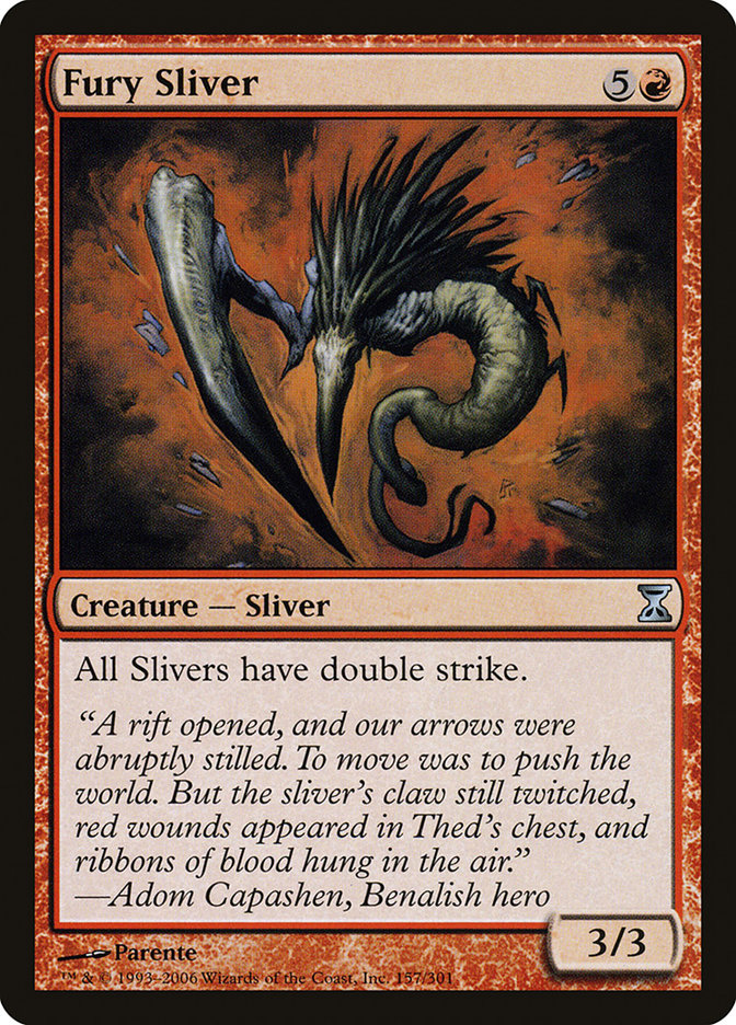 Fury Sliver [Time Spiral] | Anubis Games and Hobby