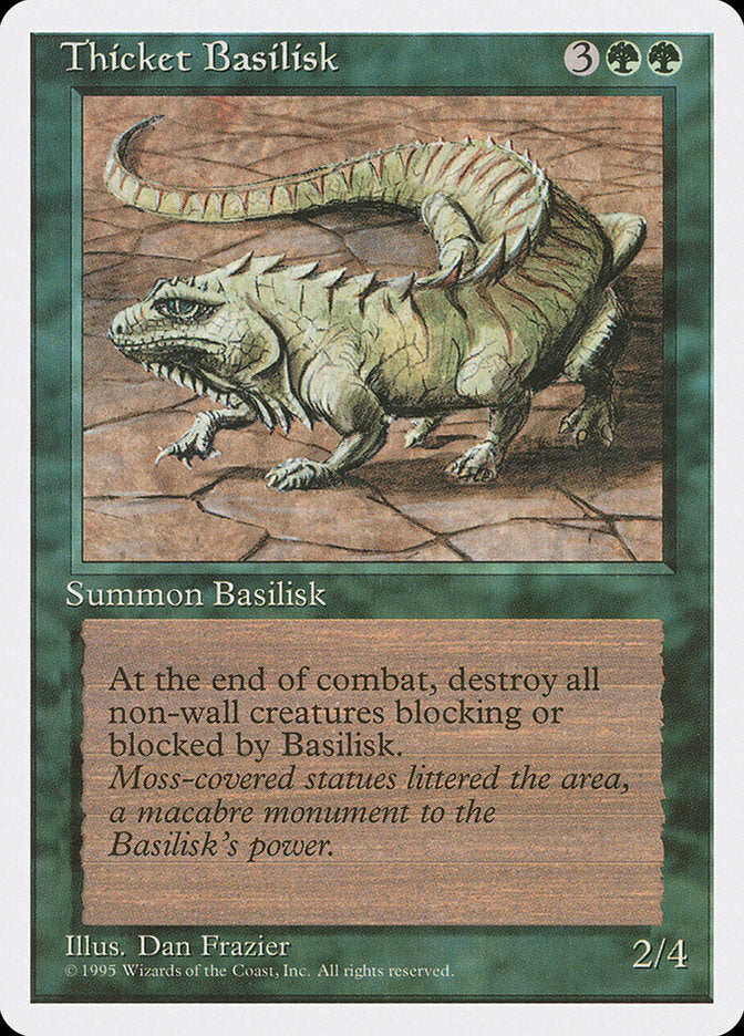 Thicket Basilisk [Fourth Edition] | Anubis Games and Hobby