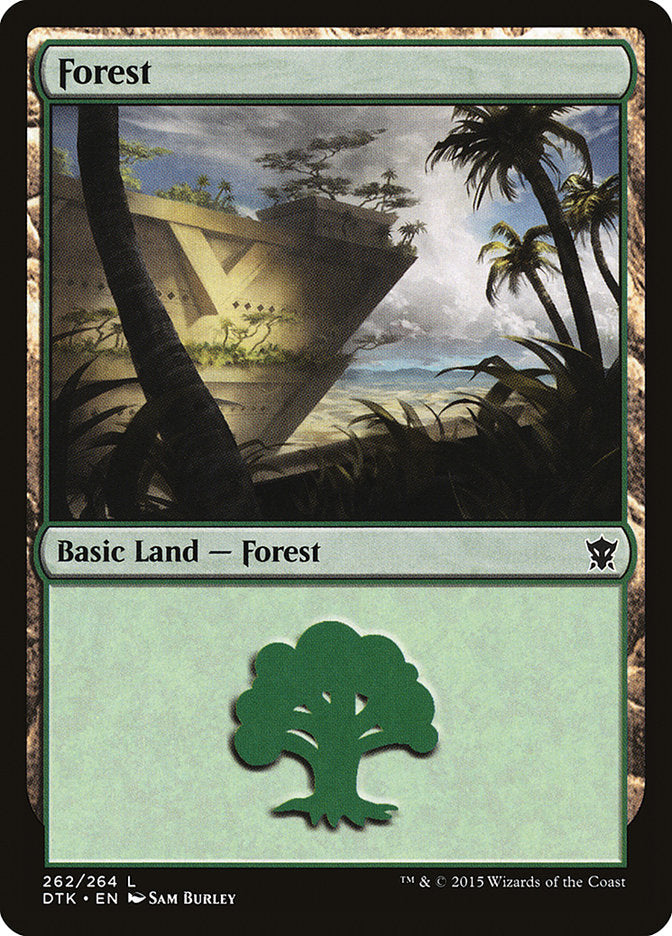 Forest (262) [Dragons of Tarkir] | Anubis Games and Hobby