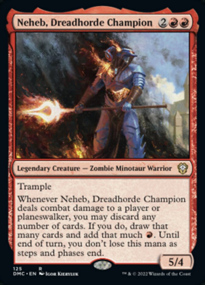 Neheb, Dreadhorde Champion [Dominaria United Commander] | Anubis Games and Hobby