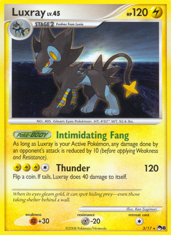 Luxray (3/17) [POP Series 8] | Anubis Games and Hobby