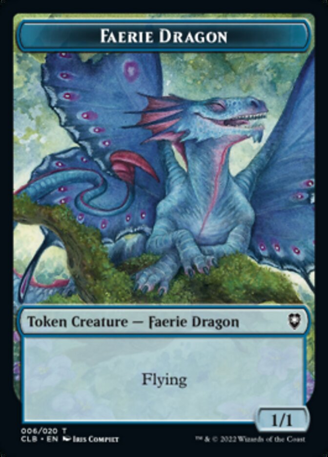 Faerie Dragon Token [Commander Legends: Battle for Baldur's Gate Tokens] | Anubis Games and Hobby