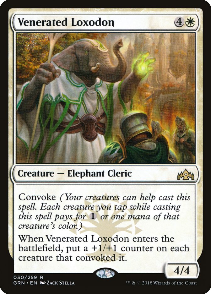 Venerated Loxodon [Guilds of Ravnica] | Anubis Games and Hobby