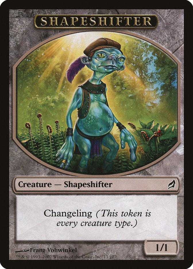 Shapeshifter Token [Lorwyn Tokens] | Anubis Games and Hobby