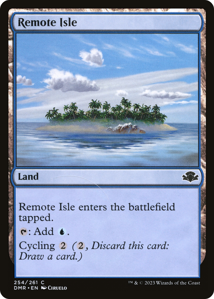 Remote Isle [Dominaria Remastered] | Anubis Games and Hobby