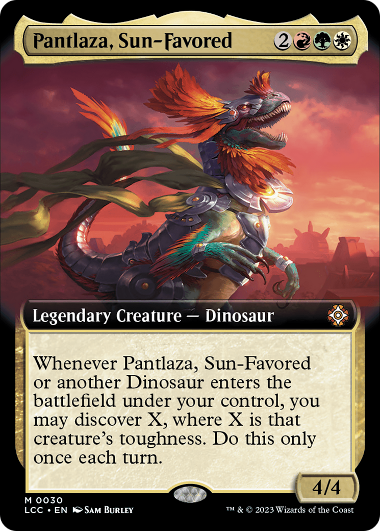 Pantlaza, Sun-Favored (Extended Art) [The Lost Caverns of Ixalan Commander] | Anubis Games and Hobby