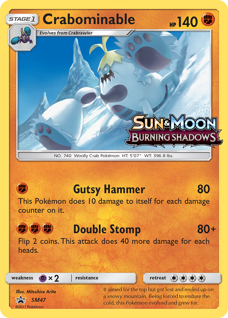 Crabominable (SM47) [Sun & Moon: Black Star Promos] | Anubis Games and Hobby