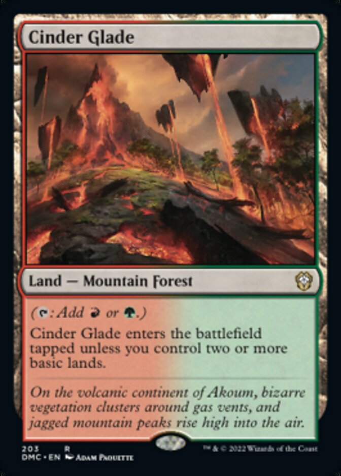 Cinder Glade [Dominaria United Commander] | Anubis Games and Hobby
