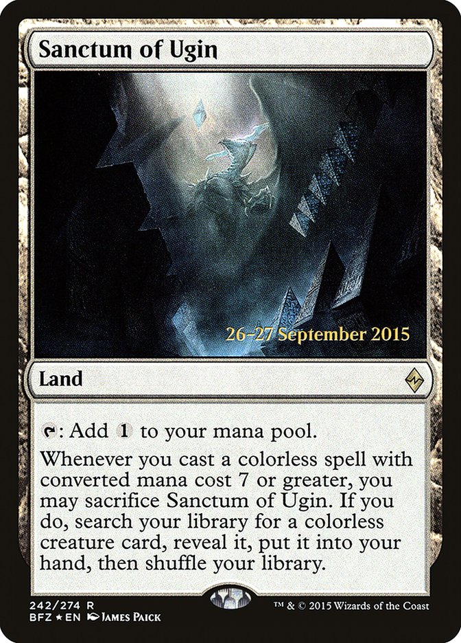 Sanctum of Ugin [Battle for Zendikar Prerelease Promos] | Anubis Games and Hobby