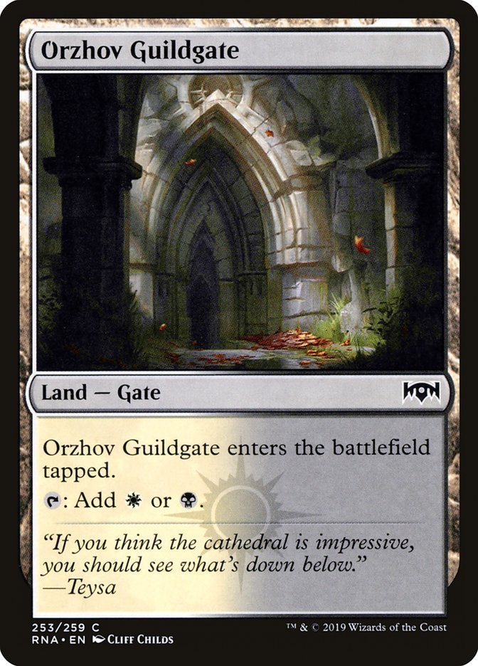 Orzhov Guildgate (253/259) [Ravnica Allegiance] | Anubis Games and Hobby