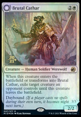 Brutal Cathar // Moonrage Brute [Innistrad: Midnight Hunt Prerelease Promos] | Anubis Games and Hobby