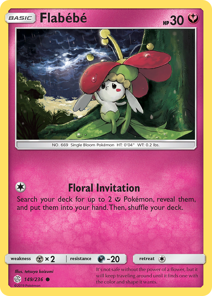 Flabebe (149/236) [Sun & Moon: Cosmic Eclipse] | Anubis Games and Hobby