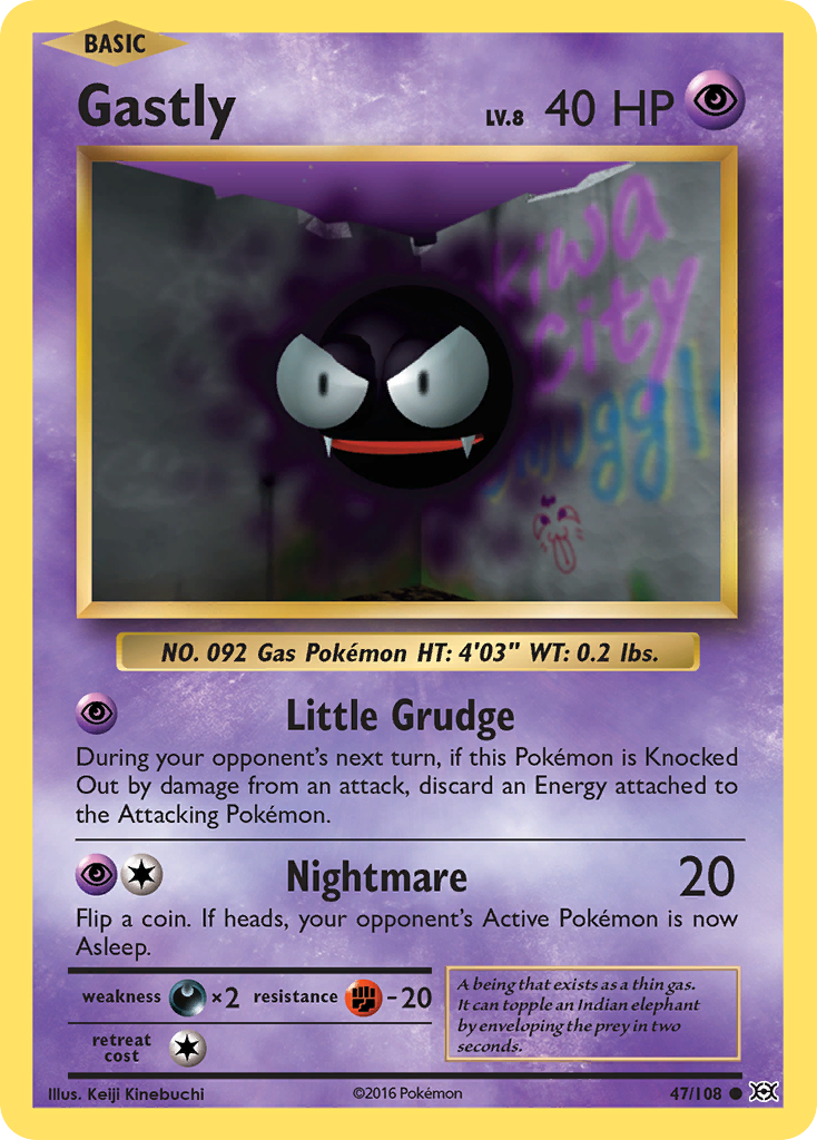 Gastly (47/108) [XY: Evolutions] | Anubis Games and Hobby