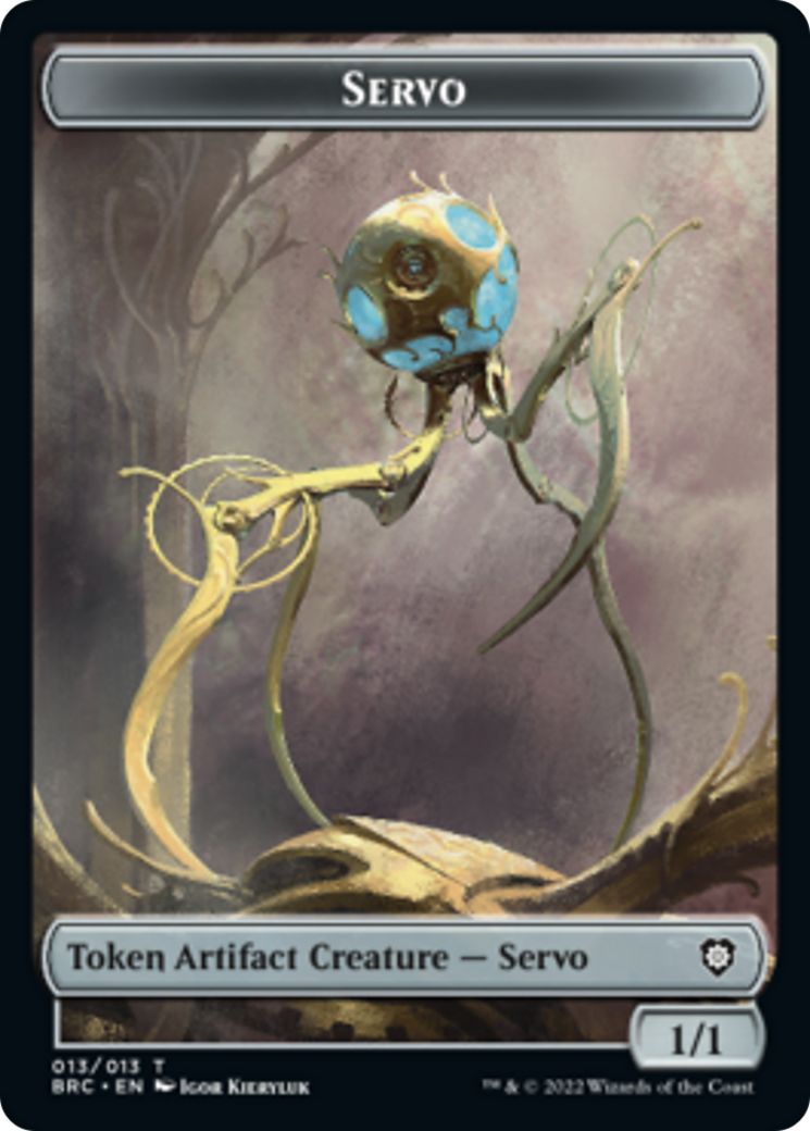 Servo // Eldrazi Double-Sided Token [The Brothers' War Commander Tokens] | Anubis Games and Hobby