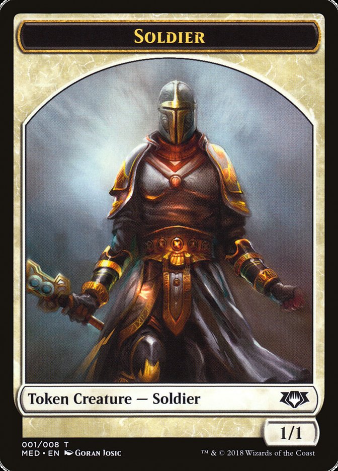 Soldier Token [Mythic Edition Tokens] | Anubis Games and Hobby