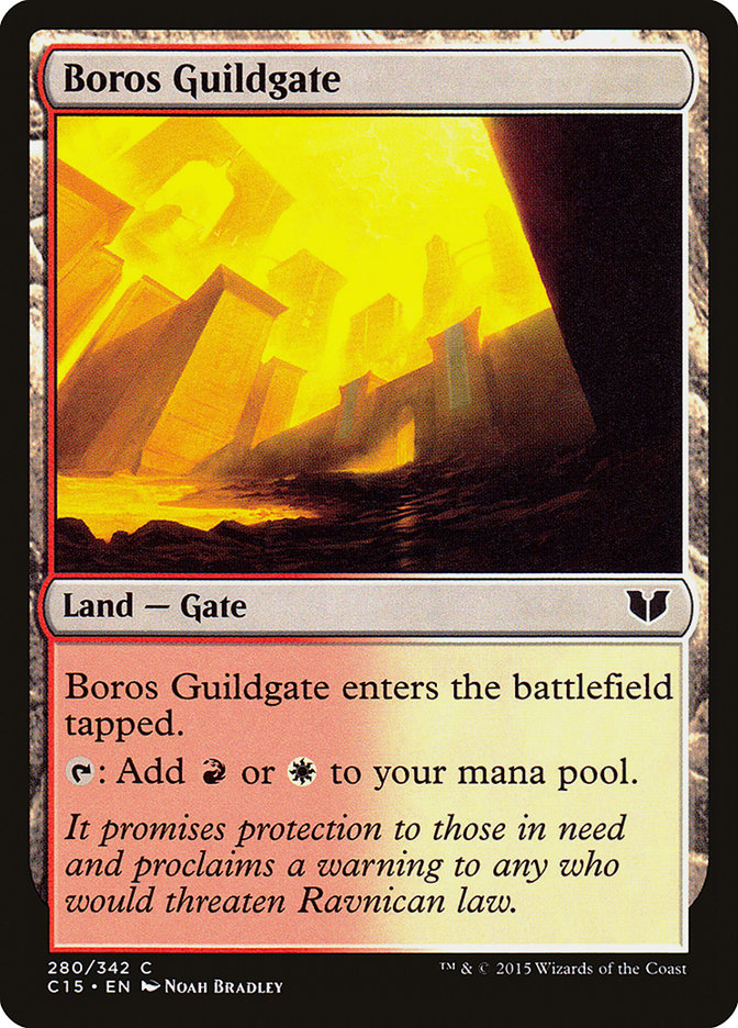 Boros Guildgate [Commander 2015] | Anubis Games and Hobby