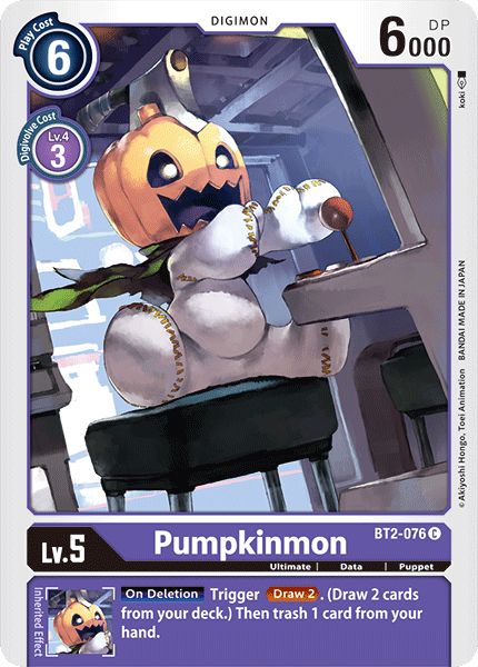 Pumpkinmon [BT2-076] [Release Special Booster Ver.1.0] | Anubis Games and Hobby