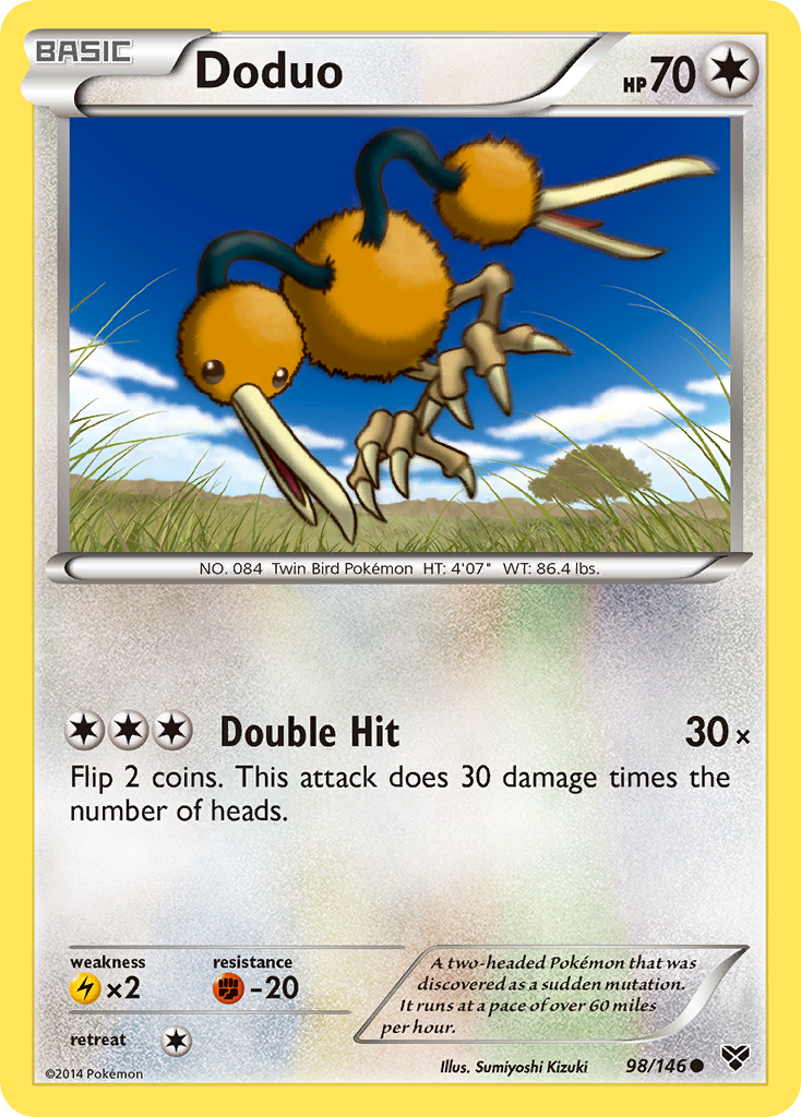 Doduo (98/146) [XY: Base Set] | Anubis Games and Hobby