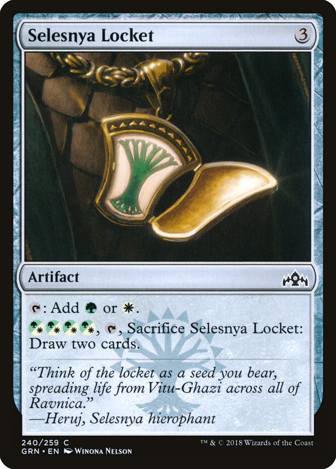 Selesnya Locket [Guilds of Ravnica] | Anubis Games and Hobby