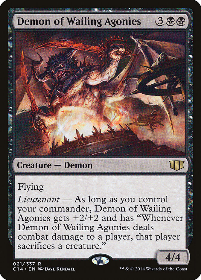 Demon of Wailing Agonies [Commander 2014] | Anubis Games and Hobby