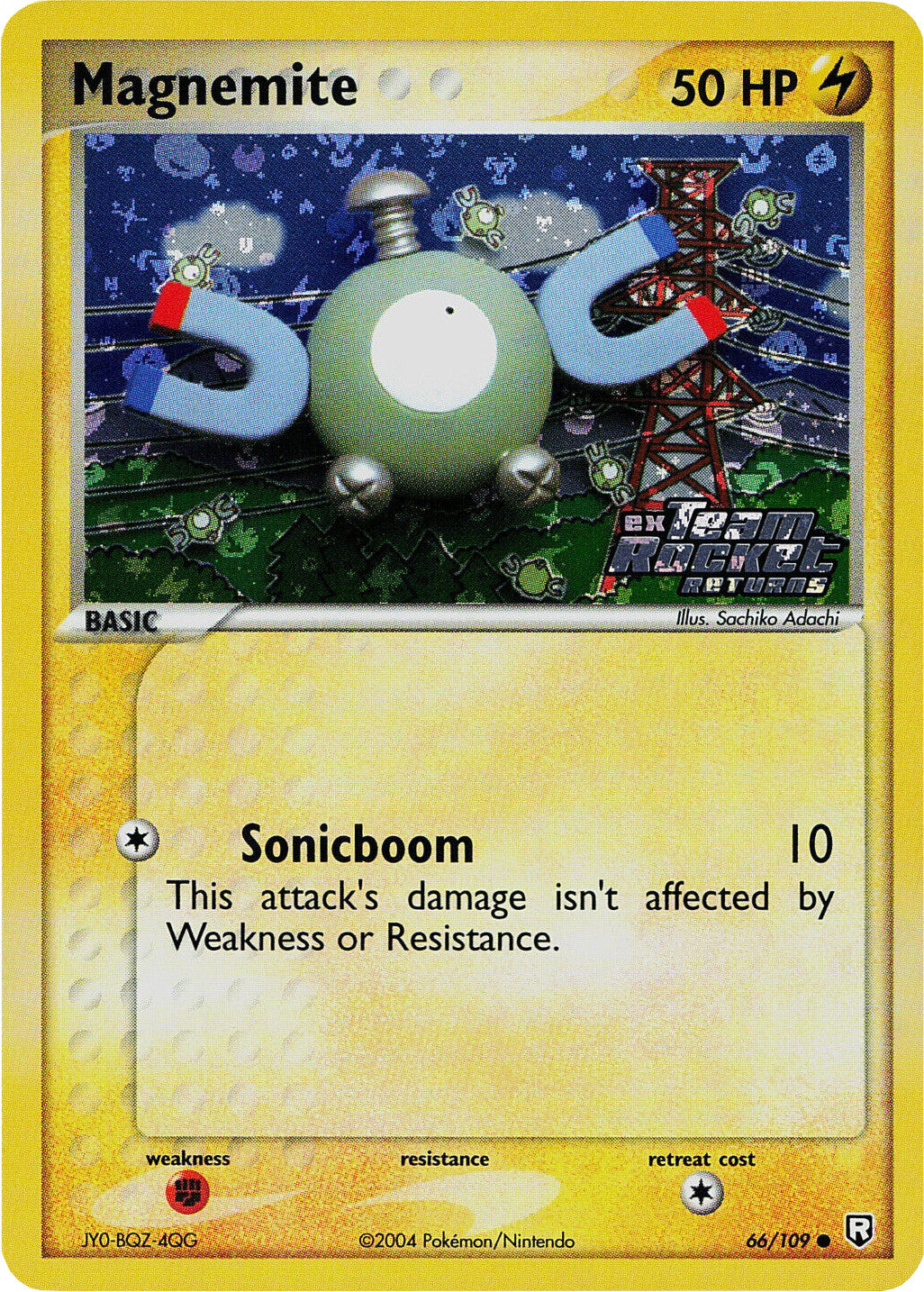 Magnemite (66/109) (Stamped) [EX: Team Rocket Returns] | Anubis Games and Hobby