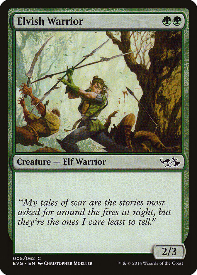 Elvish Warrior (Elves vs. Goblins) [Duel Decks Anthology] | Anubis Games and Hobby