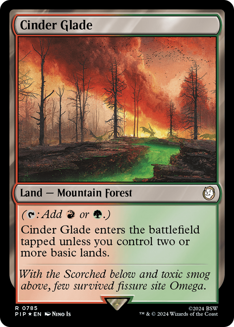 Cinder Glade (Surge Foil) [Fallout] | Anubis Games and Hobby