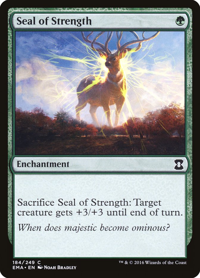 Seal of Strength [Eternal Masters] | Anubis Games and Hobby