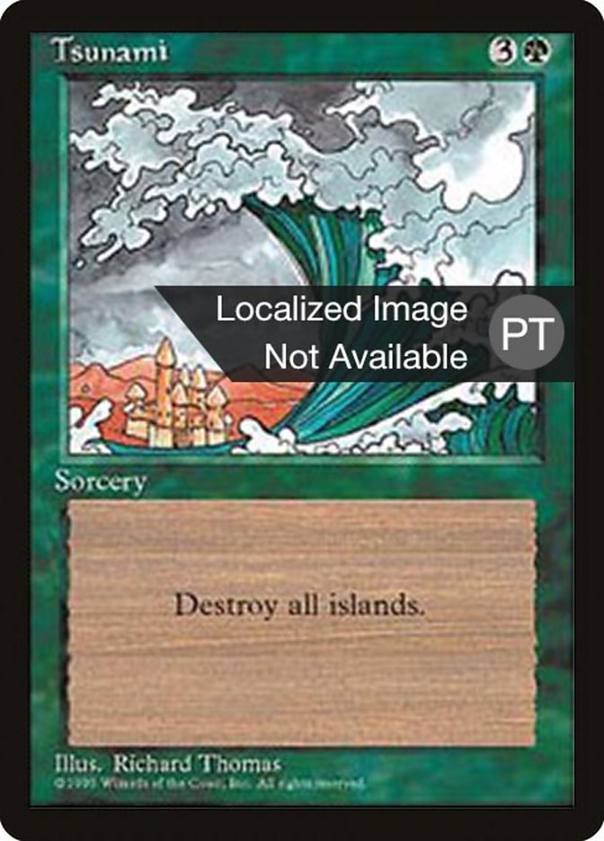 Tsunami [Fourth Edition (Foreign Black Border)] | Anubis Games and Hobby