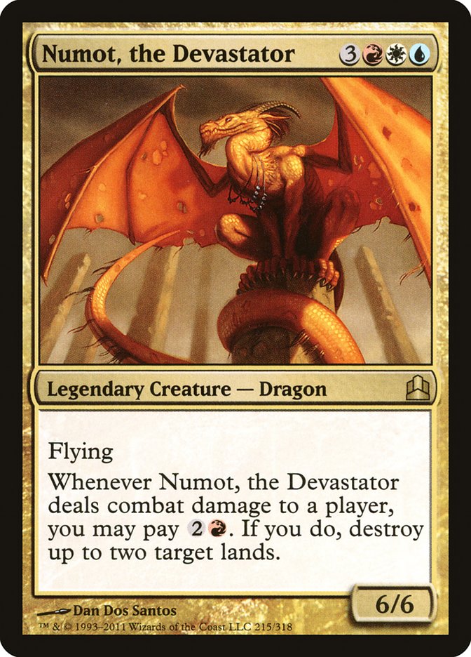 Numot, the Devastator [Commander 2011] | Anubis Games and Hobby