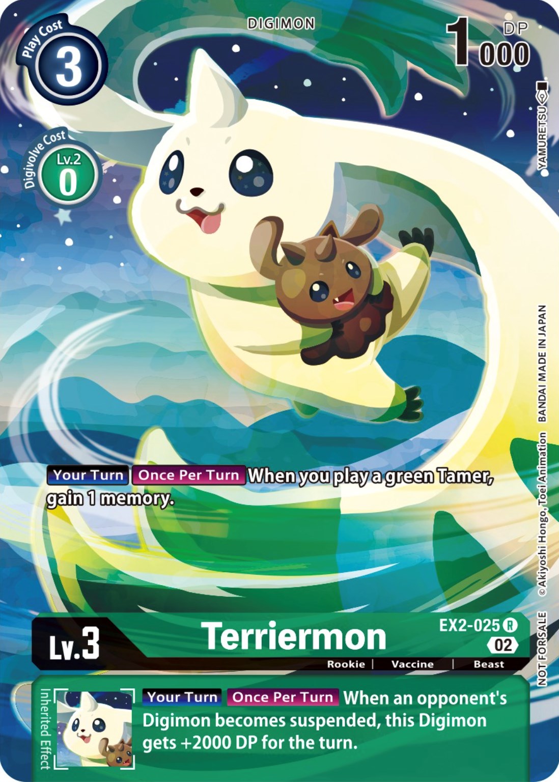 Terriermon [EX2-025] (Digimon Illustration Competition Promotion Pack) [Digital Hazard Promos] | Anubis Games and Hobby