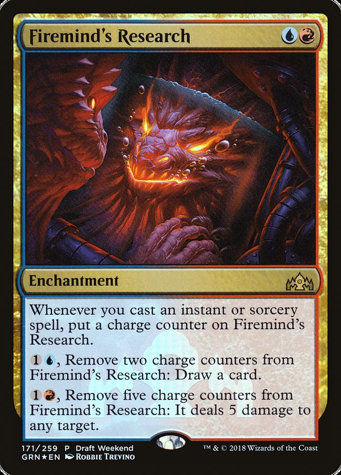 Firemind's Research (Draft Weekend) [Guilds of Ravnica Promos] | Anubis Games and Hobby