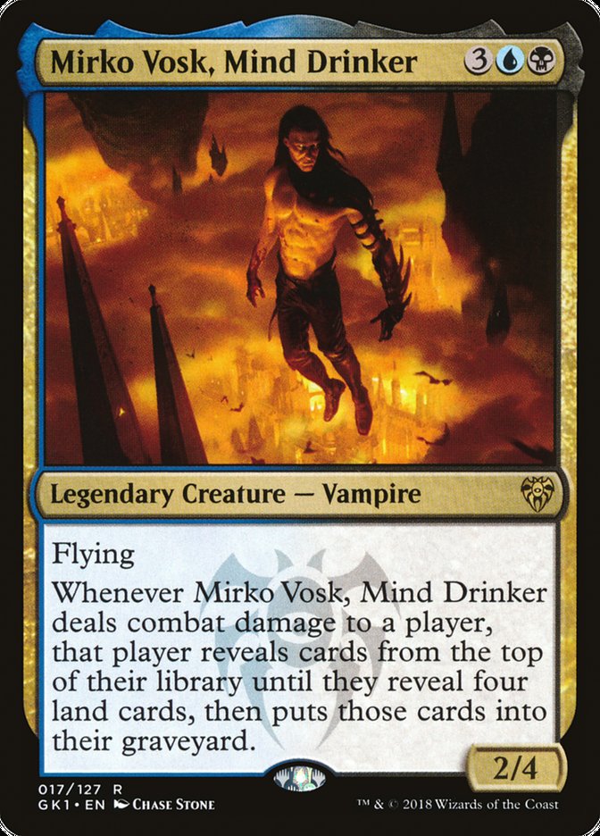 Mirko Vosk, Mind Drinker [Guilds of Ravnica Guild Kit] | Anubis Games and Hobby