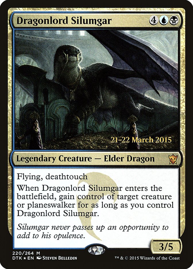 Dragonlord Silumgar [Dragons of Tarkir Prerelease Promos] | Anubis Games and Hobby