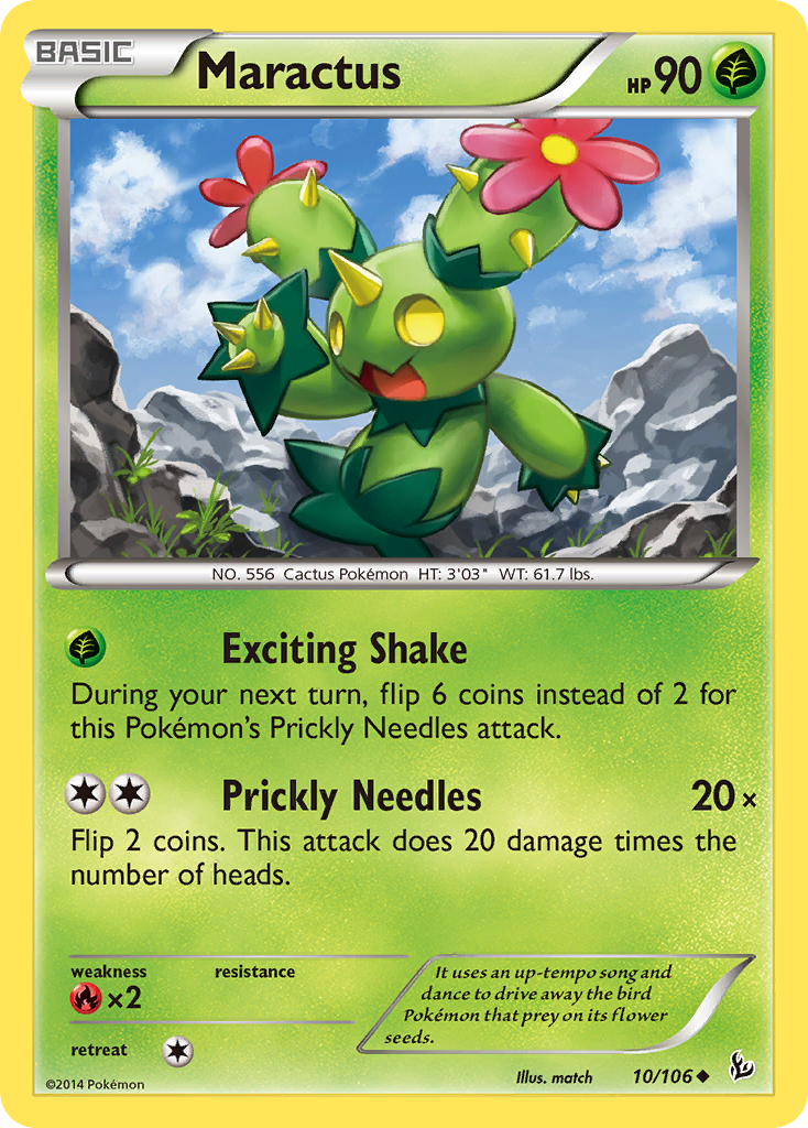 Maractus (10/106) [XY: Flashfire] | Anubis Games and Hobby